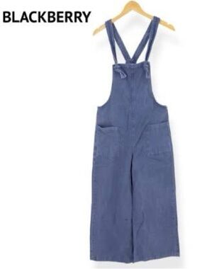 Zenana Outfitters Blue Denim Wide-Leg Jumpsuit Overalls
